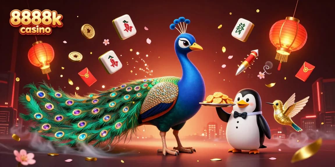 Engage in thrilling gameplay at 8888k casino with colorful characters and vibrant game elements.