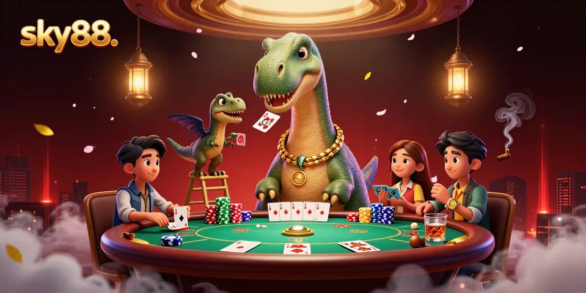 Experience exhilarating gameplay at sky88. with dynamic poker action and colorful casino elements.