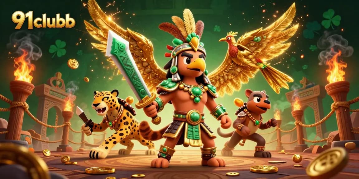 Engage with 91clubb in an exhilarating casino adventure featuring dynamic characters and vibrant game elements.