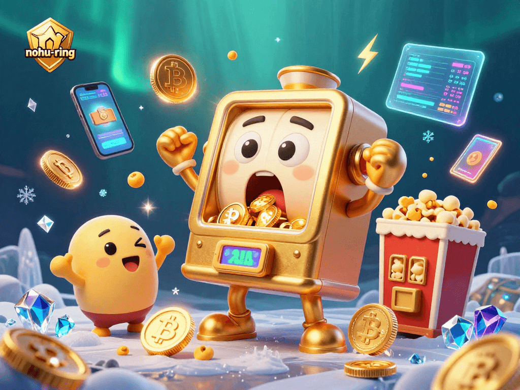 Experience explosive wins with nohu-ring, as the golden slot machine hits a jackpot showering coins!