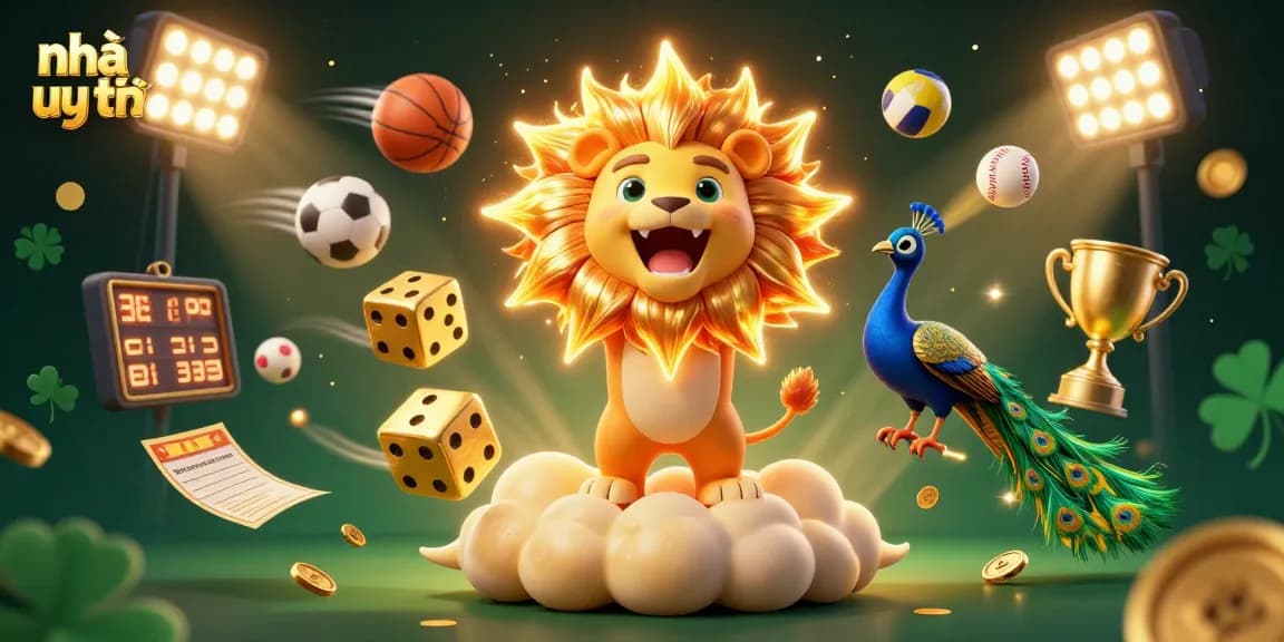 Experience the thrill of nhà cái uy tín with dynamic sports betting action and colorful game elements.
