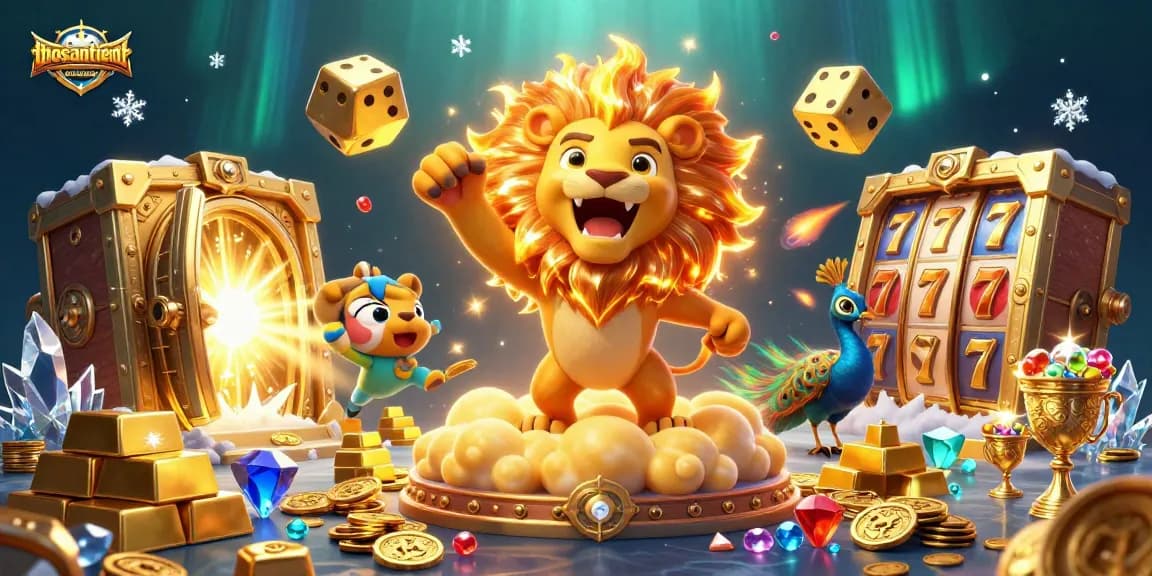 Experience thrilling wins with thosantienthuong in this vibrant 3D casino adventure illustration.