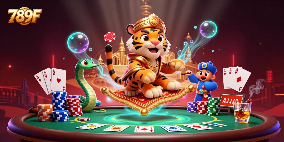 Play poker and win with 789F's exciting Arabian Nights casino theme.