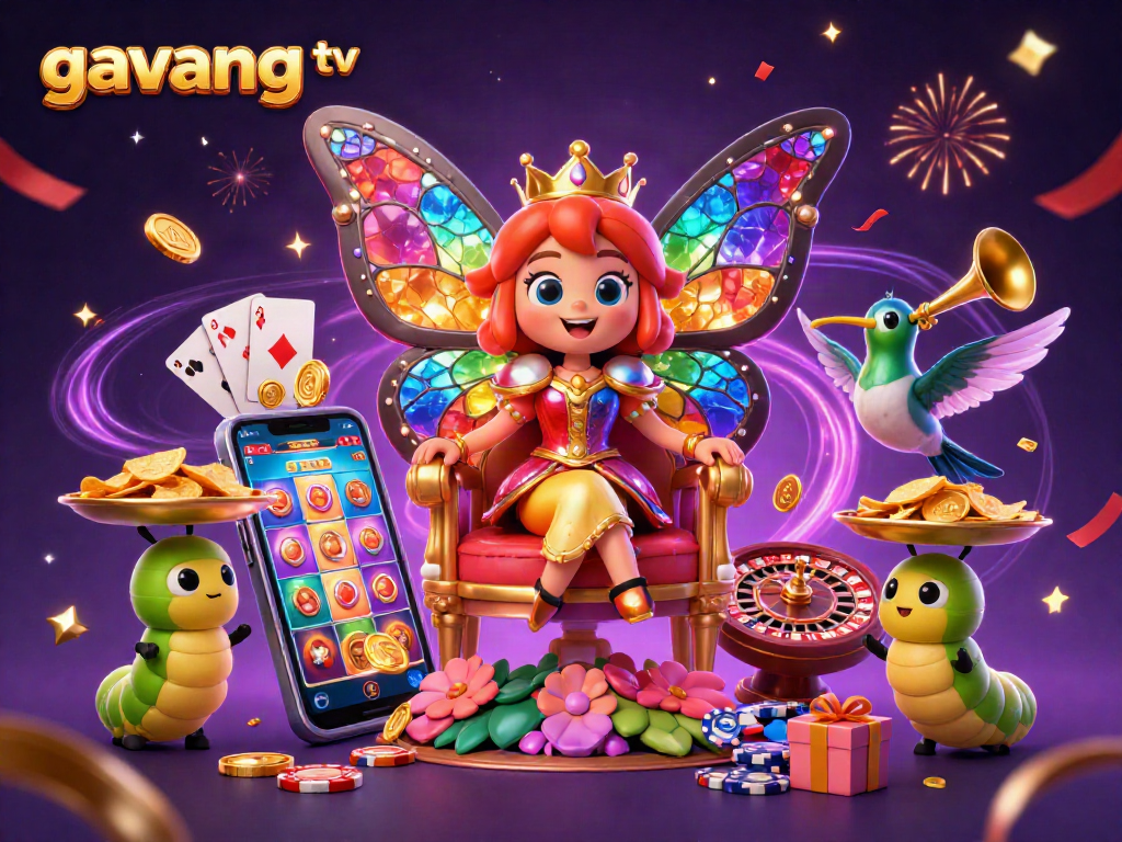 Spin and win with exciting gaming visuals in this vibrant gavang tv casino scene.