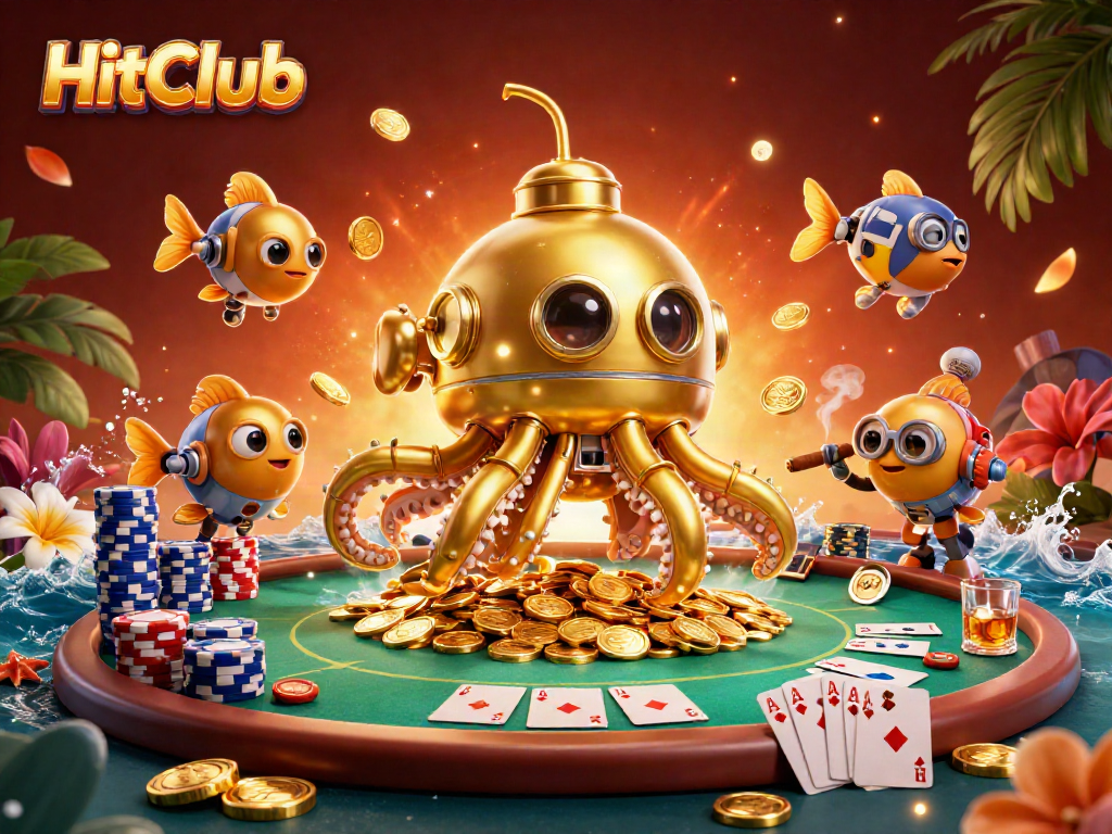 Experience HitClub's vibrant gaming scene with a unique underwater casino adventure.