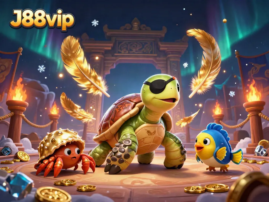 Experience thrilling rewards at J88vip with vibrant characters and casino elements in action.