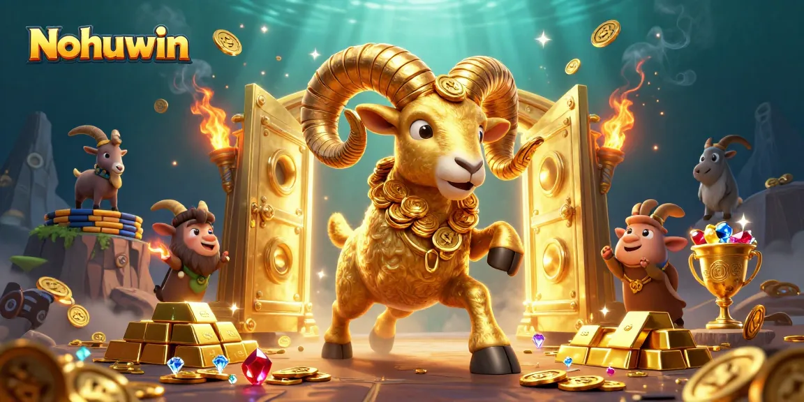 Nohuwin offers an exhilarating gaming experience with vibrant treasure symbols and action-packed visuals.