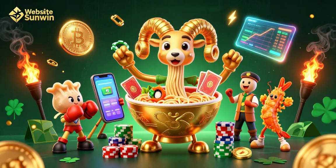 Engage with exciting gameplay on Website Sunwin featuring vibrant casino characters and crypto themes.
