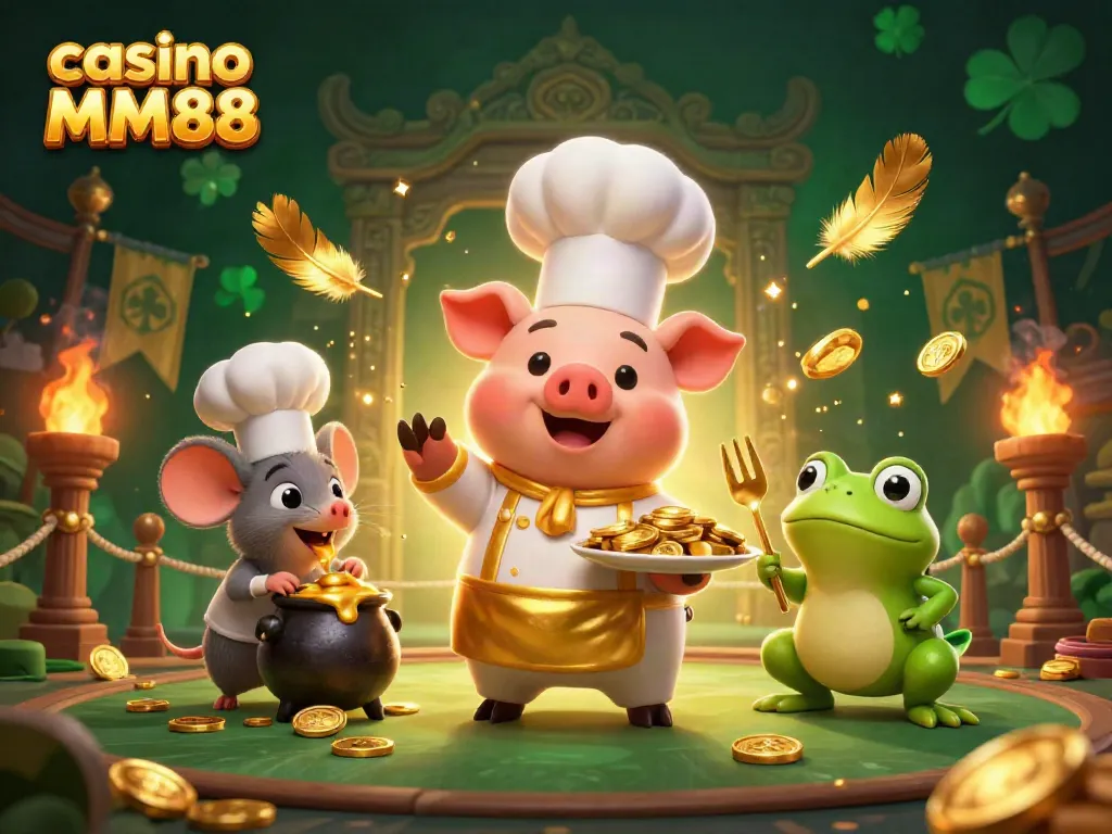 Experience thrill at casino MM88 with vibrant characters and dazzling graphics.