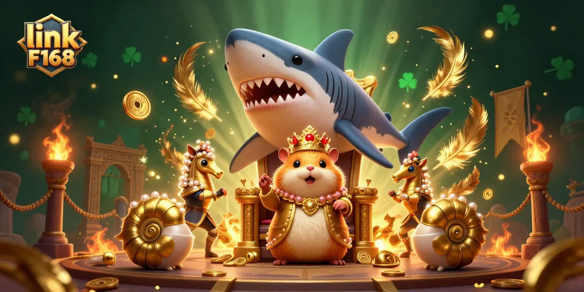 Catch exciting wins at link F168 with vibrant gambling elements and golden treasures.