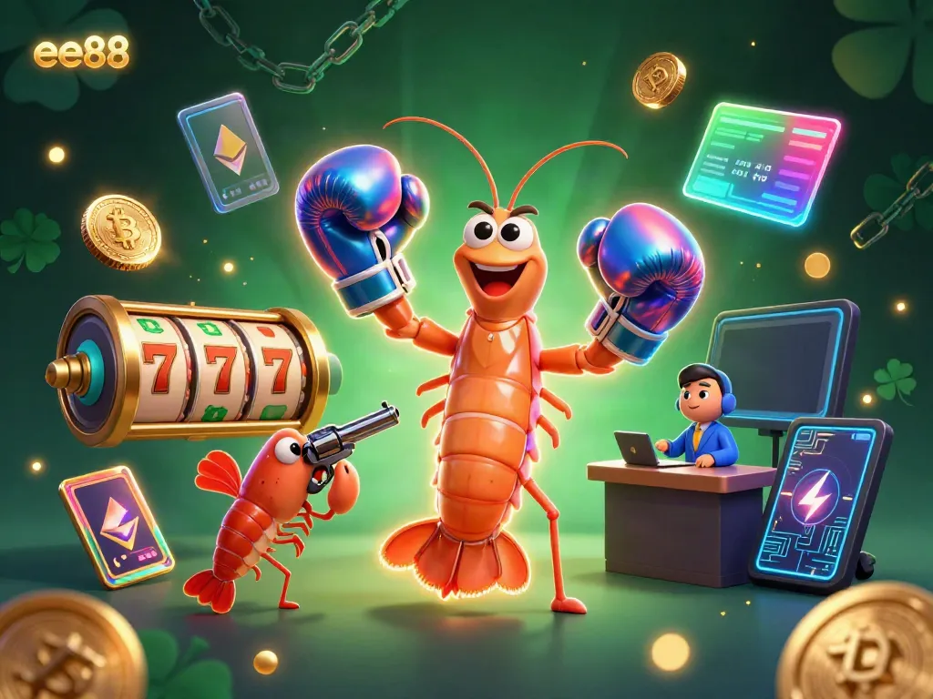 Experience the excitement of ee88 as marine-themed characters engage in a lively casino scene.
