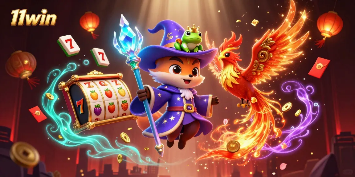 Engage with the vibrant gaming scene brought to life by 11win's mystical characters and dynamic elements.