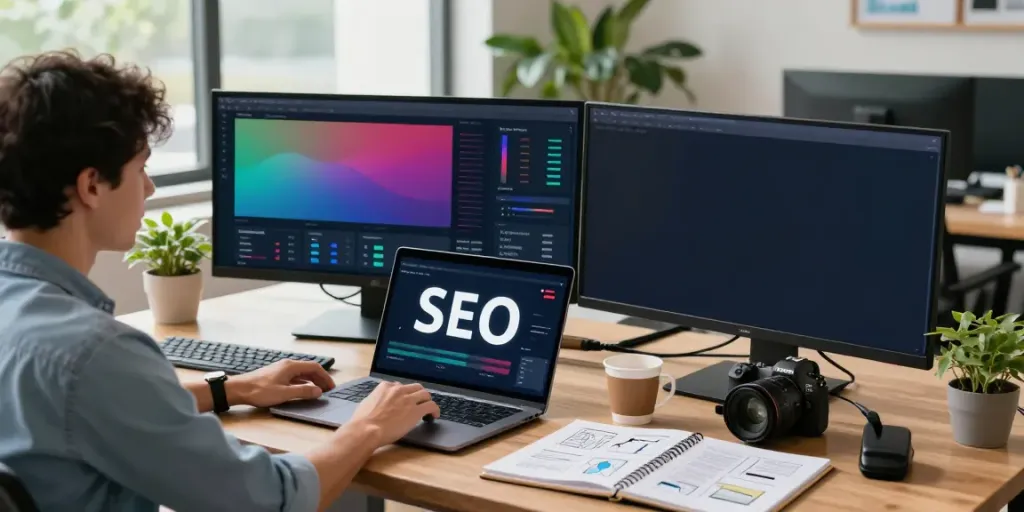 Increasing visibility with instant indexing strategies in a modern workspace.