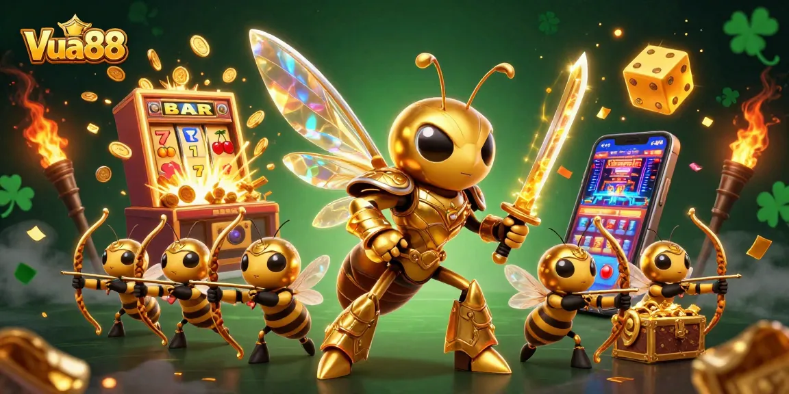 Players engage with exciting slots at Vua88 featuring a dynamic jackpot scene.