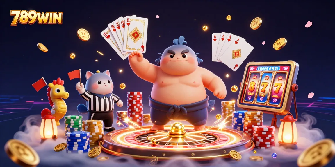 Experience the thrill of 789WIN with vibrant gaming action featuring exotic characters and colorful casino elements.