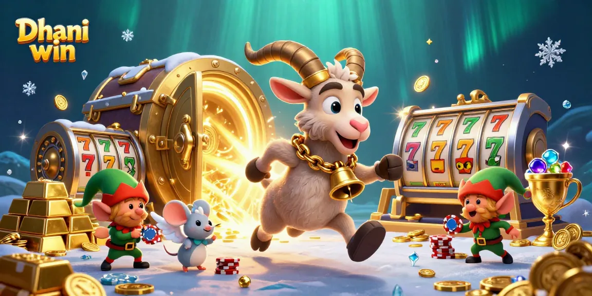 Dhani win features thrilling gameplay with a festive casino theme and lively characters.