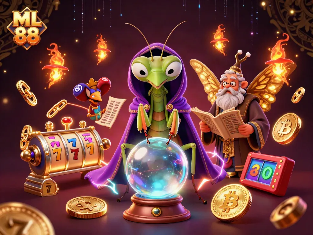 Engage with the rich world of ML 88 through colorful slots and vibrant characters.