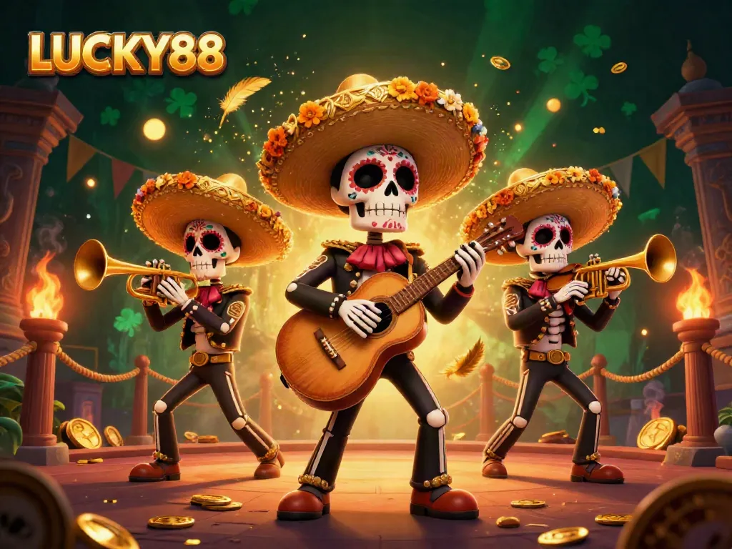 Experience thrilling moments at LUCKY88 with vibrant, dynamic characters and casino elements.