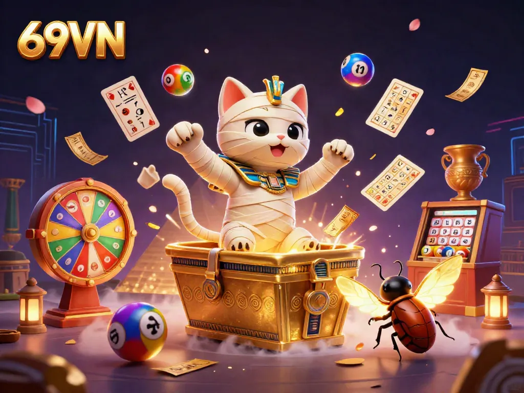 Experience the dynamic energy of 69VN in this vibrant, ultra-detailed casino scene.