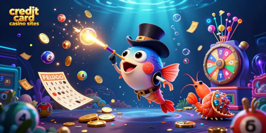 Experience the thrill at credit card casino sites with vibrant characters and captivating game elements!