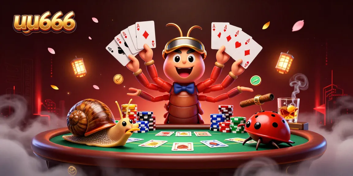 Experience thrilling poker action with uu666 in an imaginative casino scene.