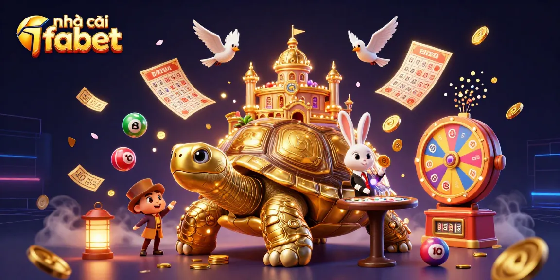 Engage with the vibrant world of nhà cái fabet featuring colorful lottery elements and a captivating casino scene.