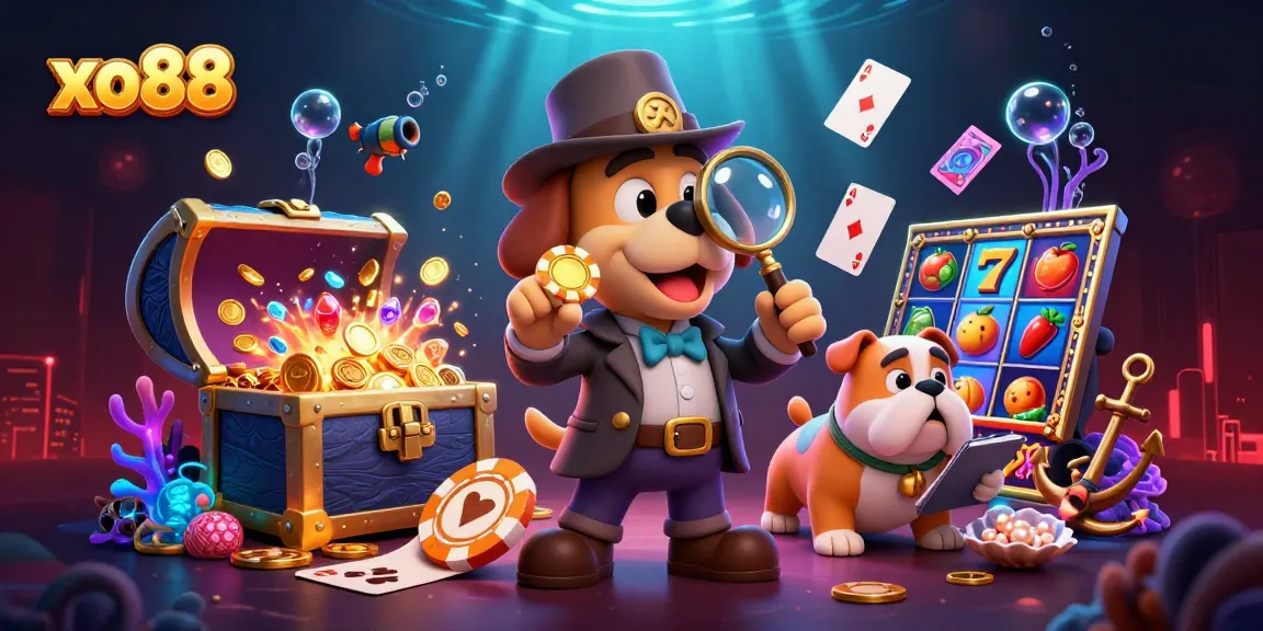 Engage with the thrilling world of casino gaming at xo88 featuring vibrant slot reels and characters.