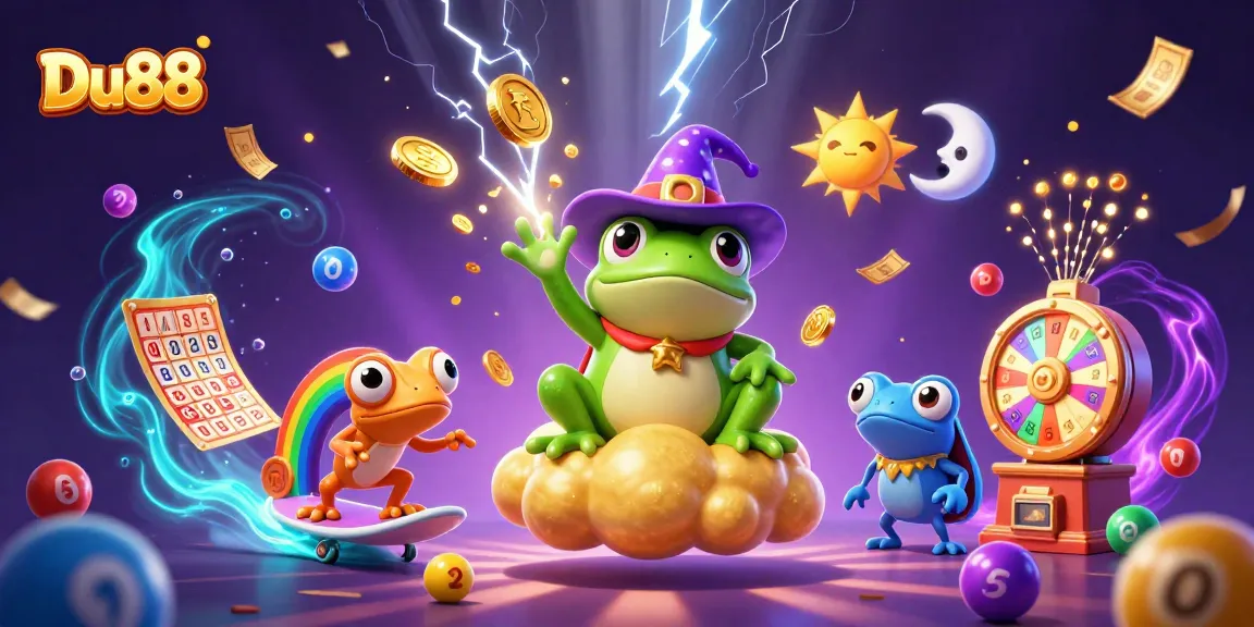 Experience the thrill of winning at Du88 with vibrant lottery elements and gaming excitement.