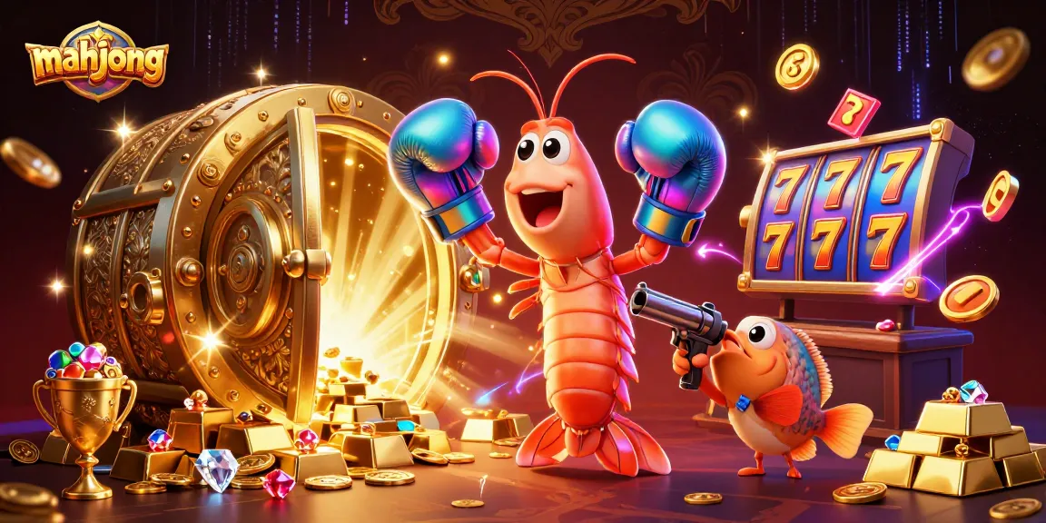 Experience mahjong excitement with dynamic cartoon characters and vibrant casino treasures.
