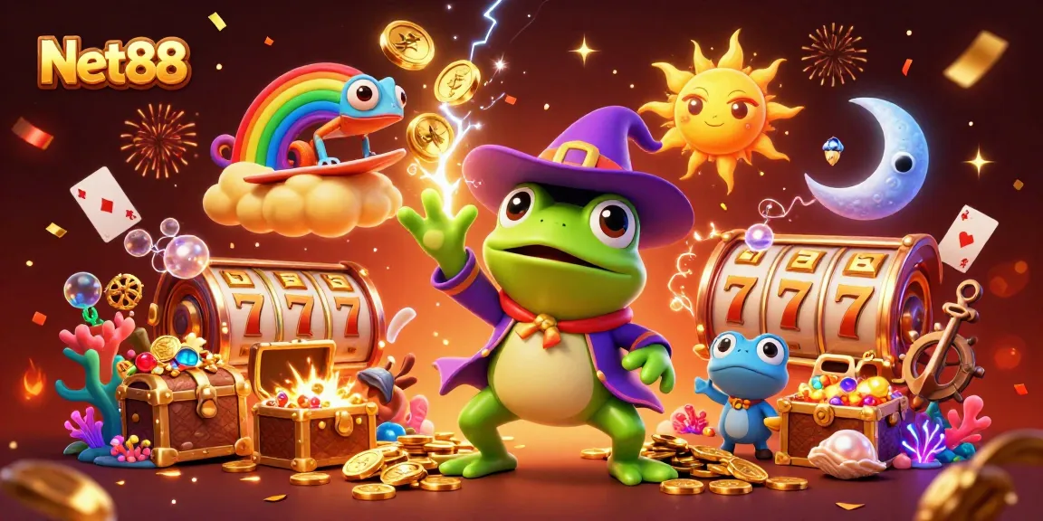 Engage in thrilling casino experiences with Net88, where winning strategies await gleaming golden rewards.