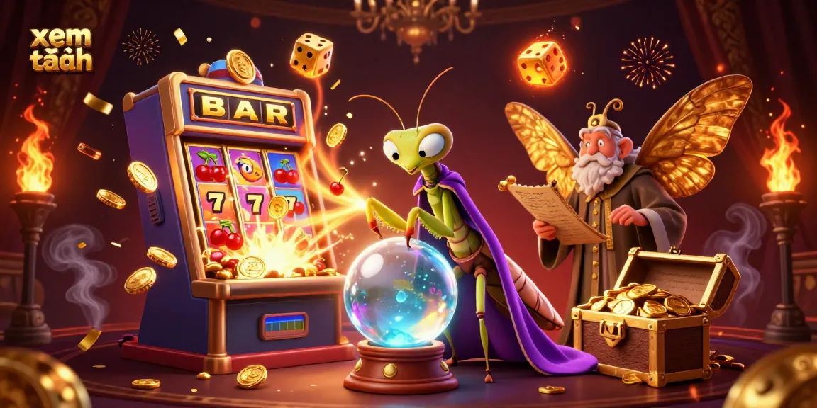 Experience vibrant gameplay with xem thêm showcasing a mystical casino world filled with slot machines, jackpots, and enchanting characters.