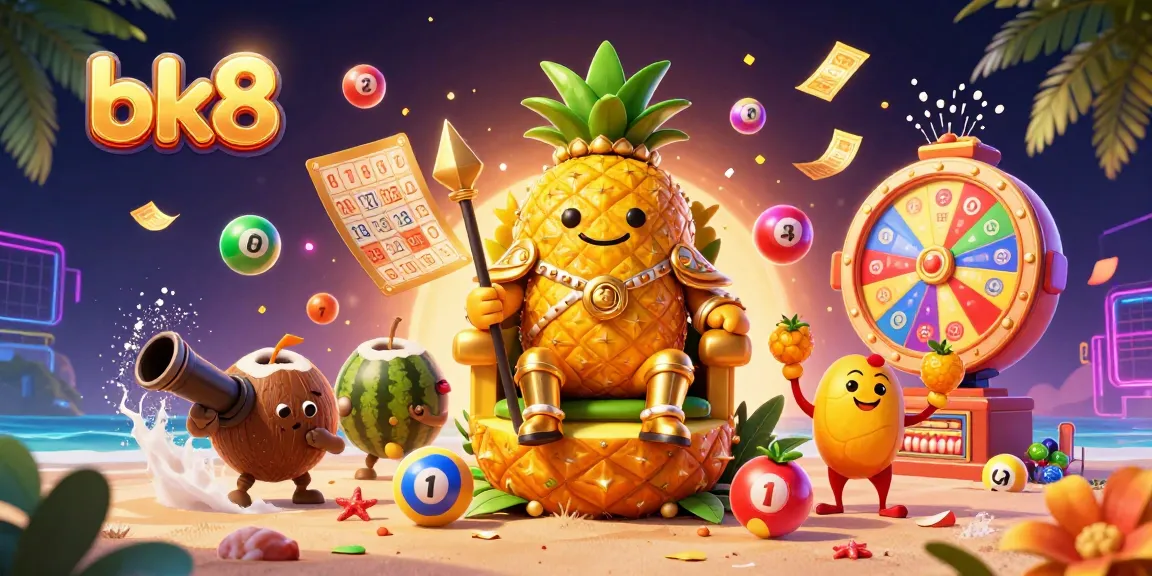 Experience vibrant excitement at bk8 with a colorful digital casino illustration showcasing thrilling gaming elements.