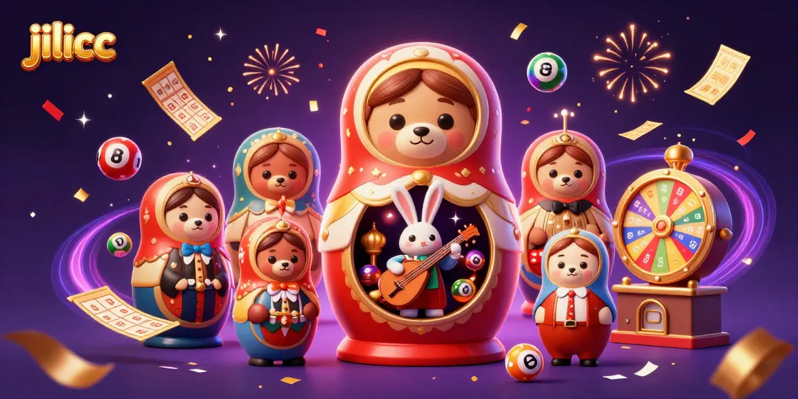 Experience exciting gaming at jilicc, with vibrant bears, spinning prizes, and festive lottery balls.